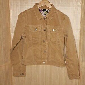 Gap Girls Tan Velvet Feel Jacket 14-16